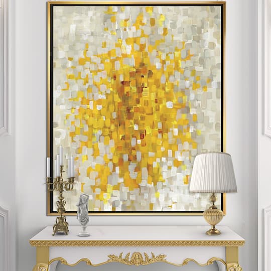 Designart - Glam Yellow Explosion Blocks